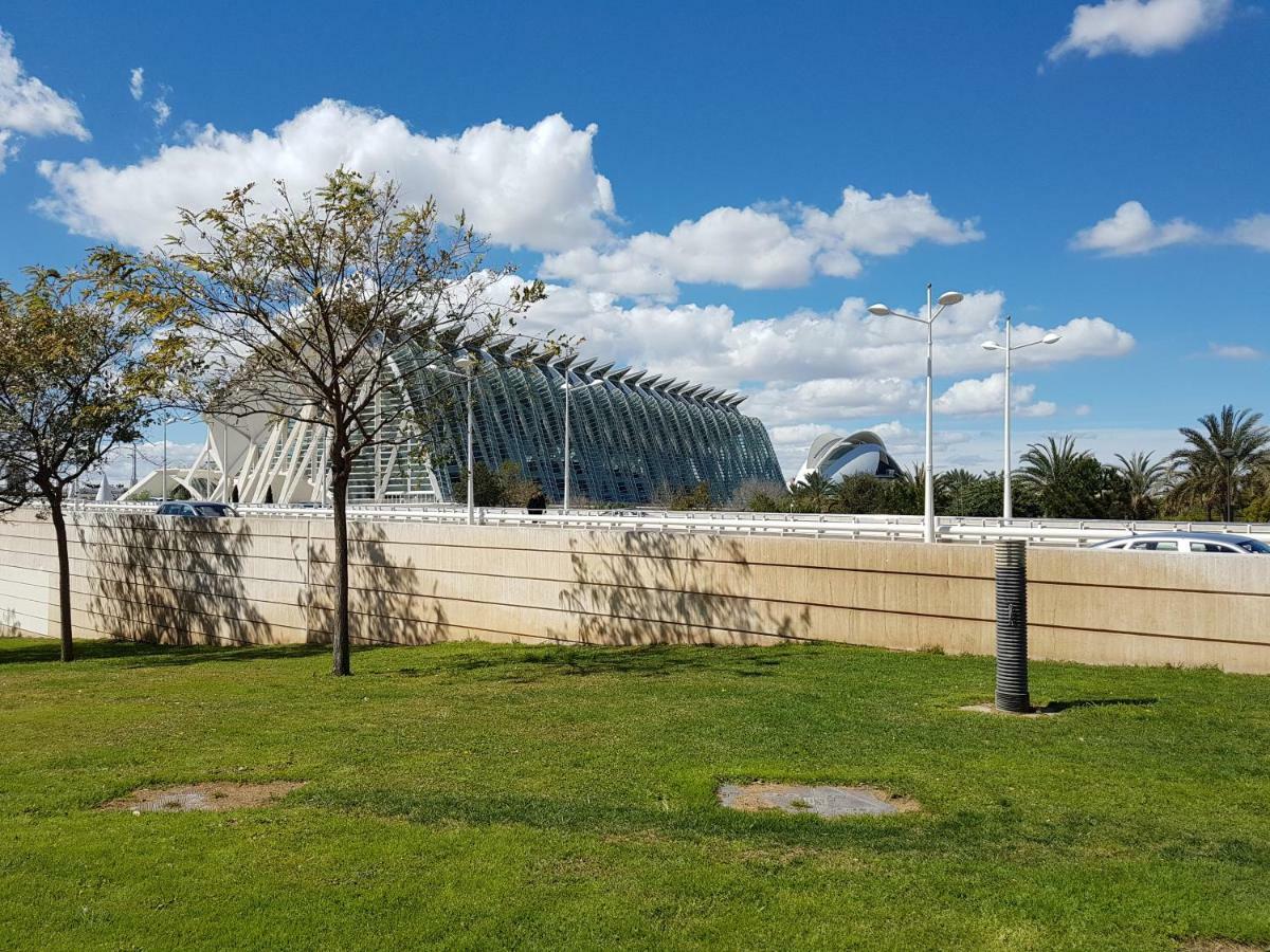 Apartamento Ciencias Y Playa Valencia Exteriör bild